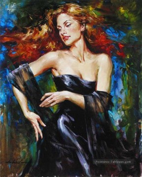 Une jolie femme AA 07 Impressionist Peinture à l'huile
